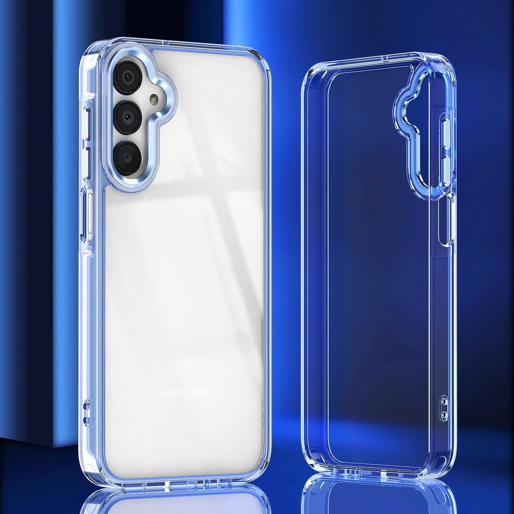 Luxury Shockproof Transparent Case for Samsung Galaxy S25 S24 S23 S22 Ultra Plus S25 Edge S25FE S24FE S23FE S21FE A53 A52 Cover