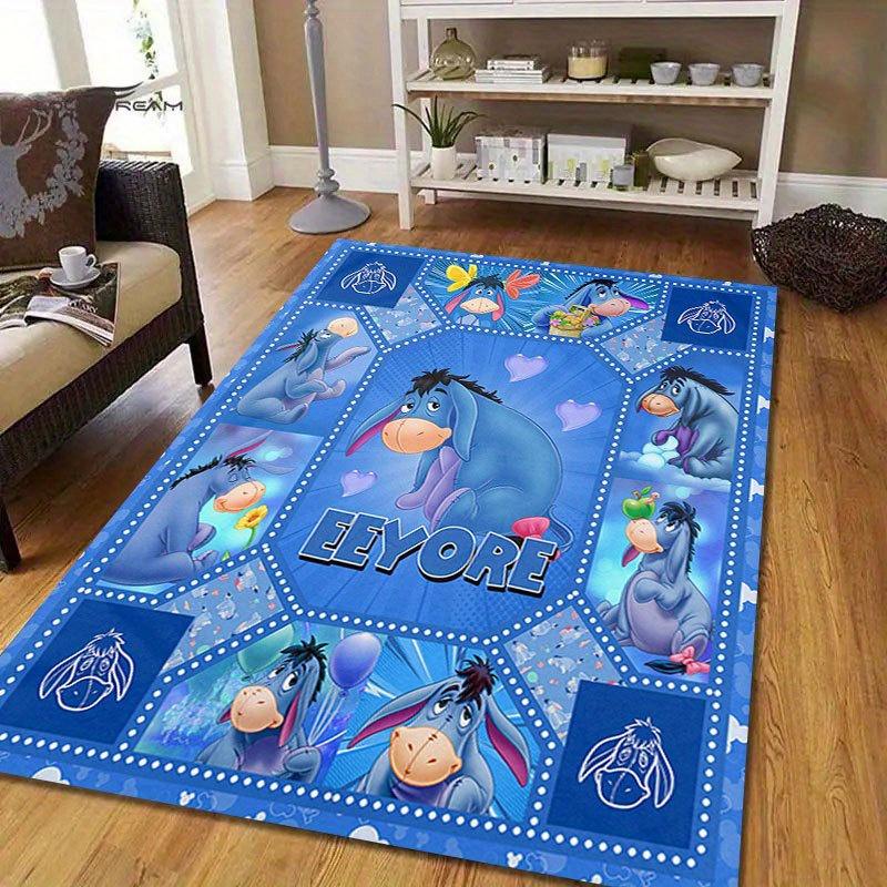 1 Stück Disney Cartoon-Figuren Muster Teppich Läufer Rutschfester Teppich Handwaschbar Fußmatte Geeignet für Wohnzimmer Schlafzimmer Heimdekoration