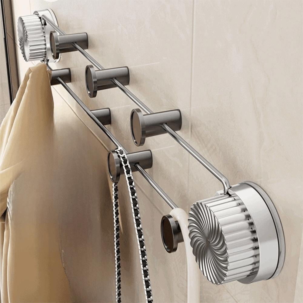 Strong Bearing Capacity Non-Marking Storage Hook 7 Hook No Punching Hook  Wall Mounted