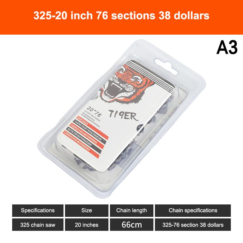 §12/16/18/20/22/24 Inch Saw Chainsaw Chain Wear-resistant Chainsaw Blade High Hardness Drive Right Angle Chainsaw