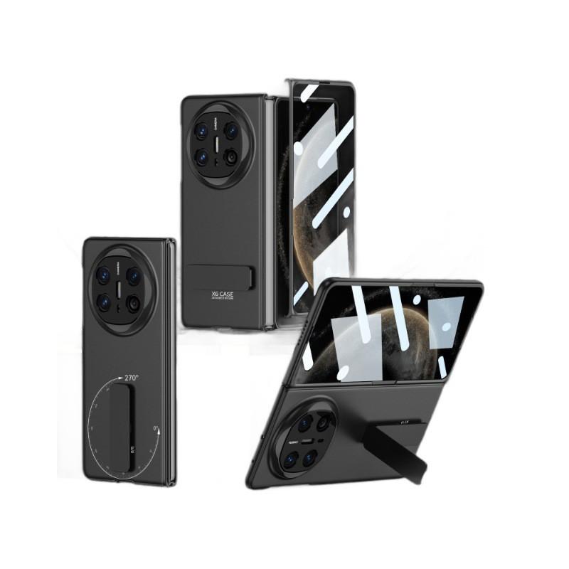 Ultra Slim Full Coverage Phone Case With Rotating Kickstand Mate X6 - PC Material Shockproof Matte Finish