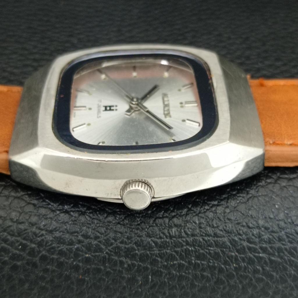 ALLWYN 6300A HAND-WINDING INDIA MENS VINTAGE ORIGINAL DIAL WATCH A706122-1