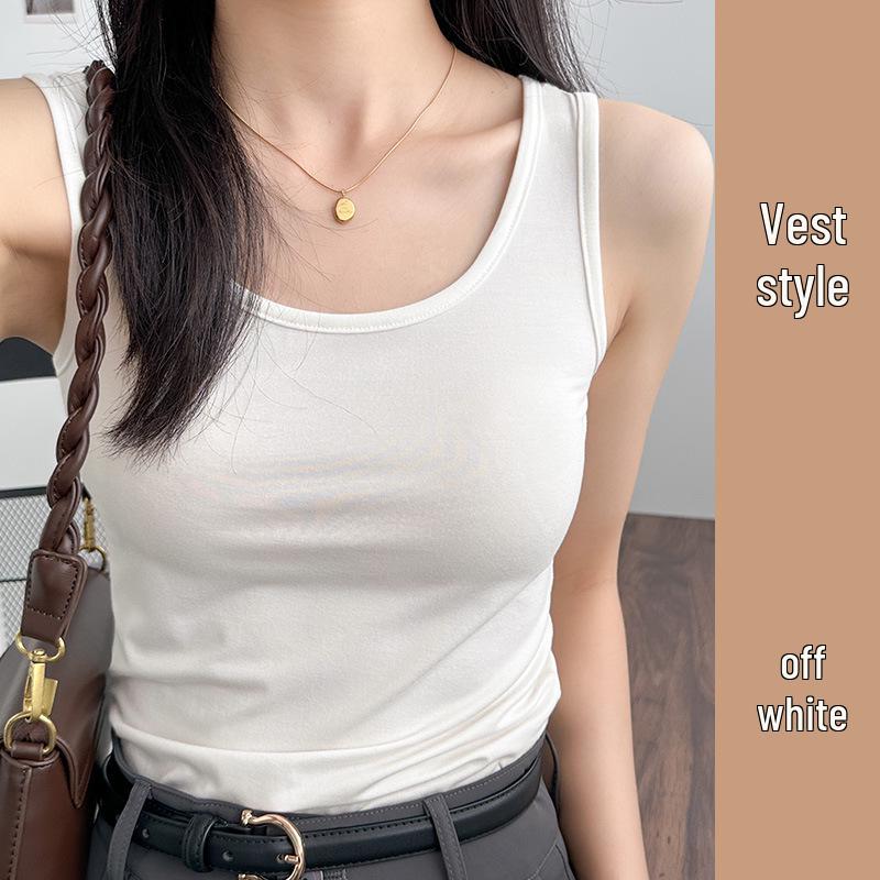 2025 Women's Versatile Slim-Fit Camisole Vest - European & American Summer Style