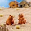 Micro Landscape Mini Figurines Landscaping Groundhog Simulation Wildlife Resin Crafts Small Accessories Tabletop Ornament