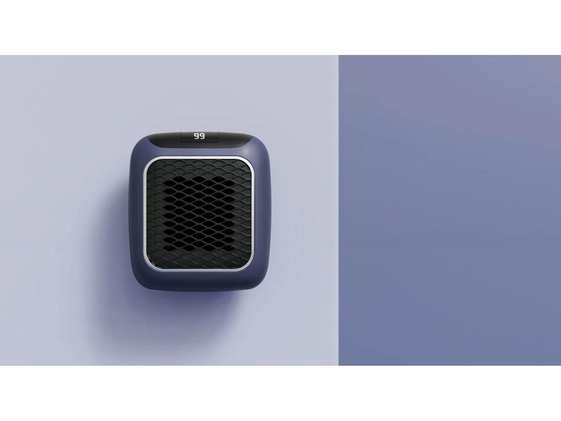 

Міні електричний обігрівач для дому, офісу, ванної кімнати, гуртожитку - Портативний та швидке нагрівання CN without Remote синій