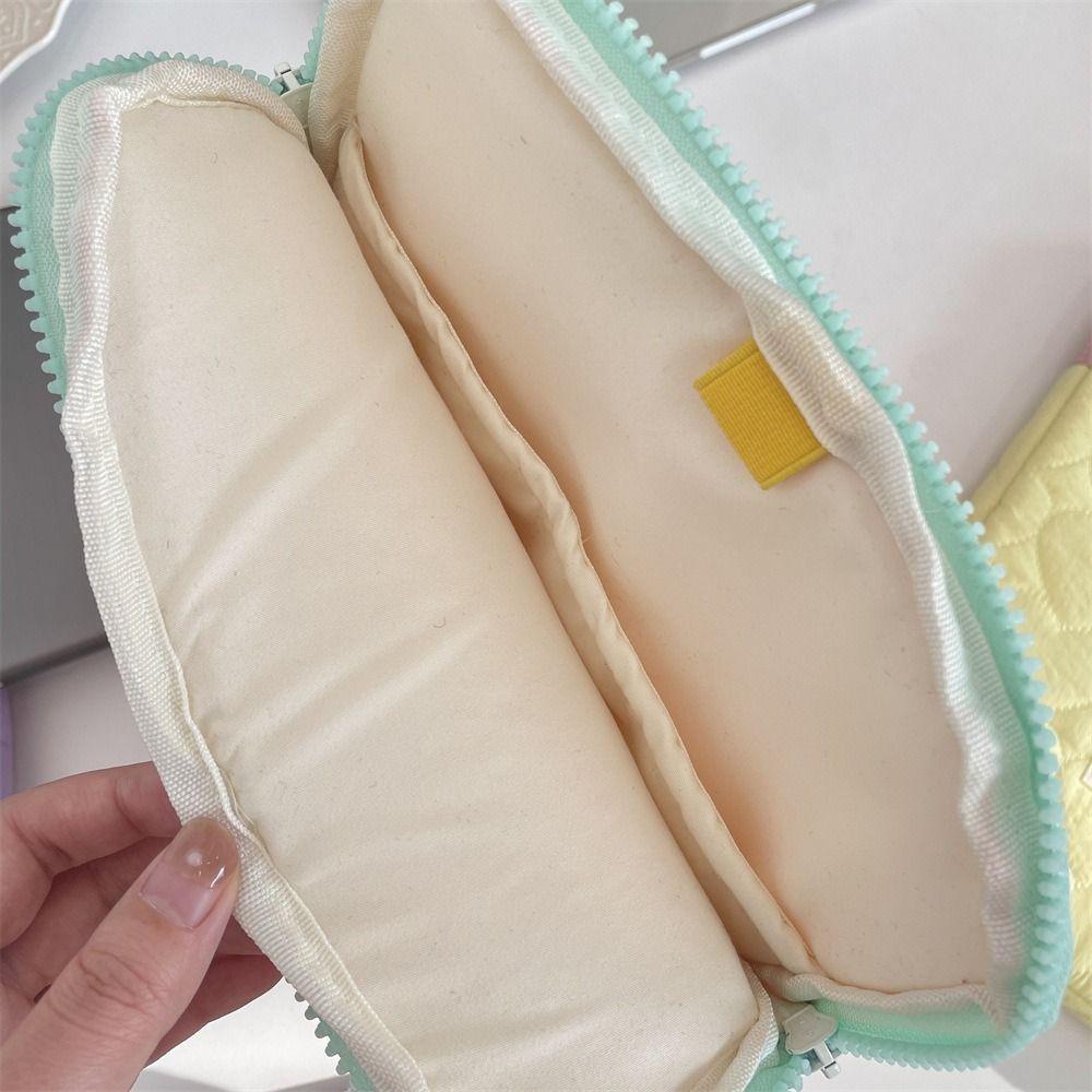Love Plaid Laptop Storage Bag Quilted Tablet Sleeve Pouch Korean Style Computer Bag  For Women