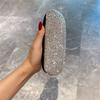 Eyewear Holder Pu+Diamond Jewelry Myopia Case Glasses Case Spectacle Container For Gift Option Business Use Travel-Friendly