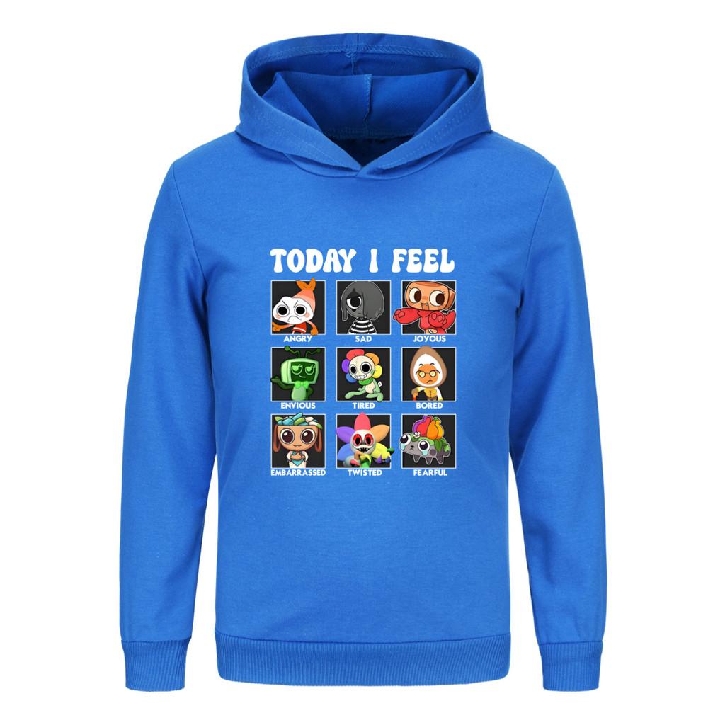 5405 Fashion Casual Kids Boys Girls Dandy World Printed Long Sleeves Hoodies Trousers Clothes Set