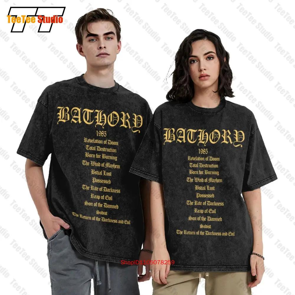 Bathory The Return Rock Music Band Heavy Metal Unisex TShirt VGZ retro Clothes S