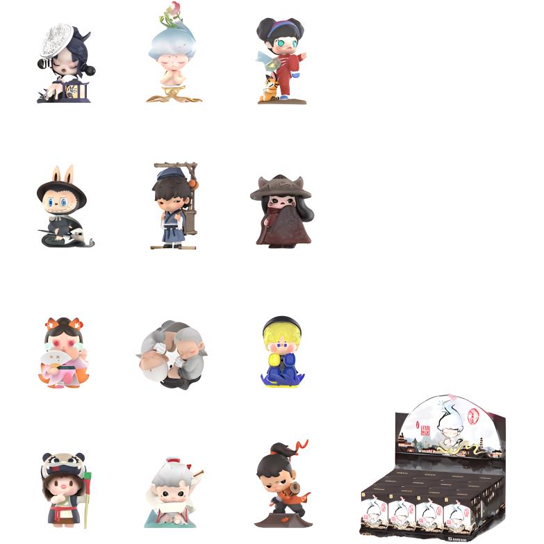 New POP MART No Double Lock Mystery Boxes Single Mystery Box/Full Box 12 Pcs PPMT-2408-0059