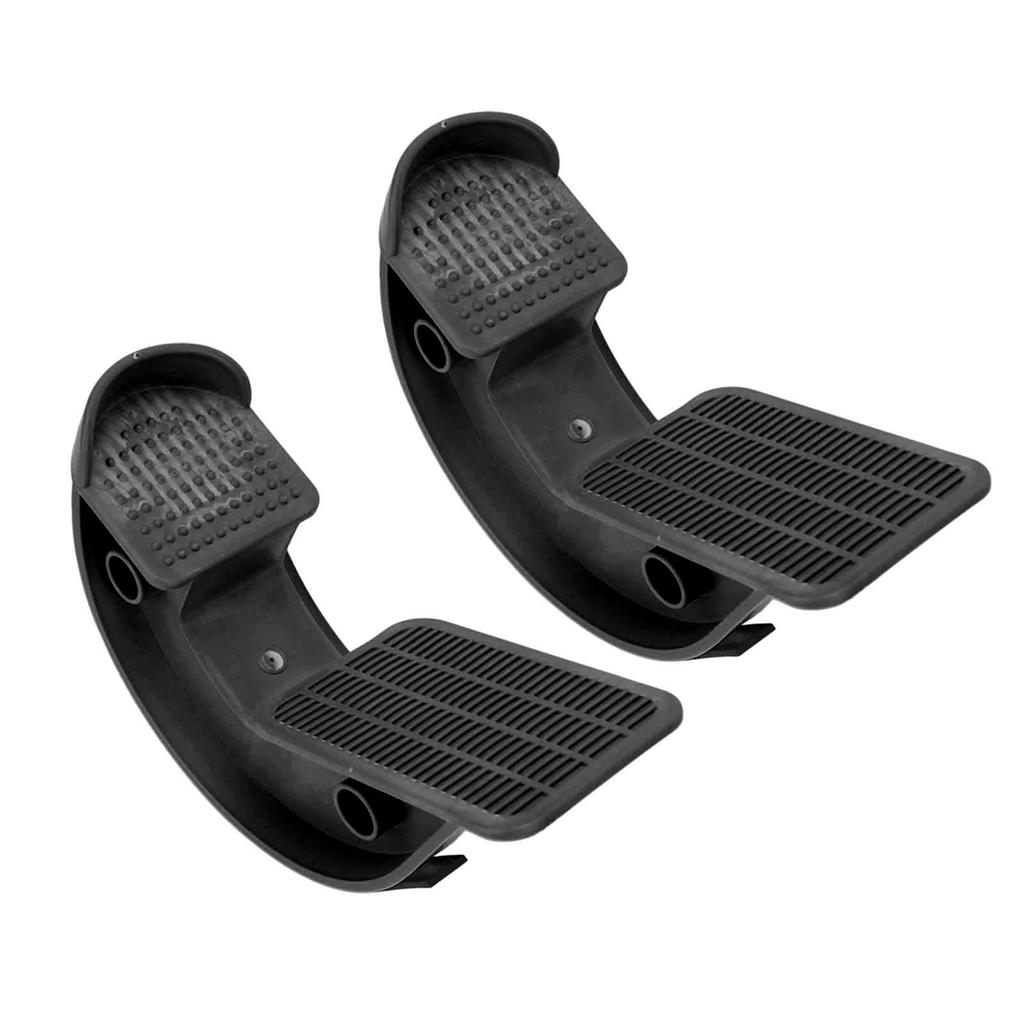2pcs Slant Board Calf Stretcher Ankle Foot Incline Board for Stretching Tight Calves Plantar Fasciitis Black