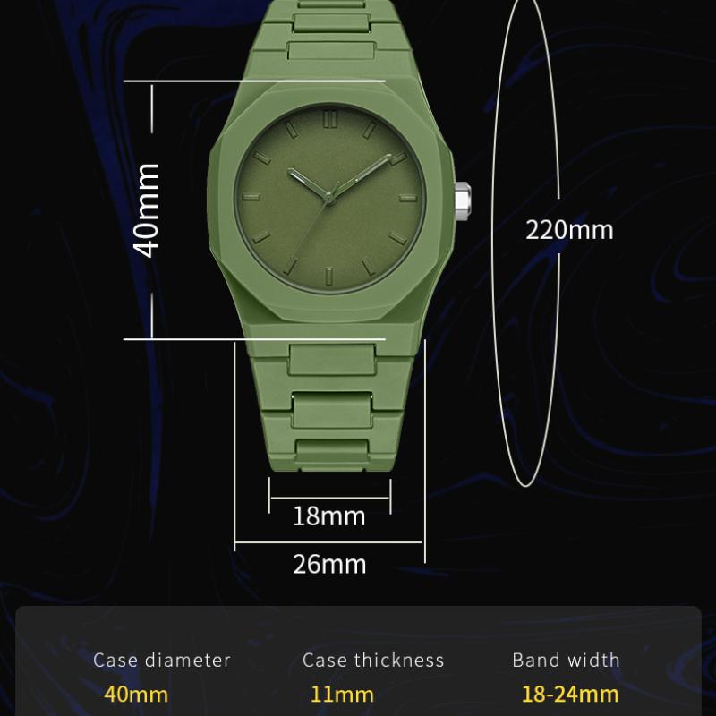 VA VA VOOM Uhr Herren- und Damenuhr Lässig Vielseitig Schlicht Wasserdicht Silikonarmband Quarzuhr