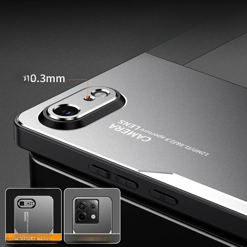 Capa protetora de câmera para iPhone 16E 16E, luxuosa, de liga de alumínio, à prova de choque, com amortecedor para iPhone 16E SE 4 5G SE4