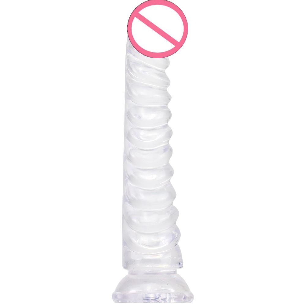Transparent Dragon Scale Crystal Dildo & Anal Plug for Men and Women