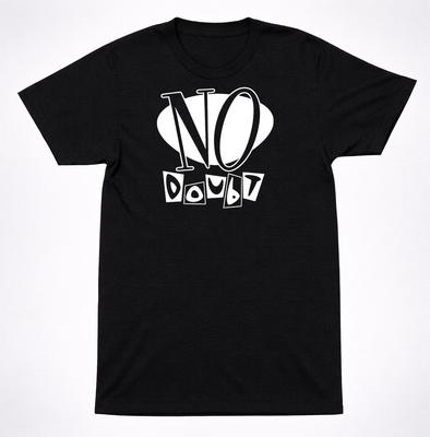 No Doubt Klassisches Logo Shirt 90er Alternative Ska Punk Vintage Schwarzes T-Shirt