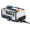 Brick Joy Engineering Series RV Trailer Building Blocks Toy Car Model