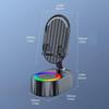 360° Rotating Induction Speaker Phone Stand Reverse Charging Foldable Wireless Bluetooth Speaker with Atmosphere Light