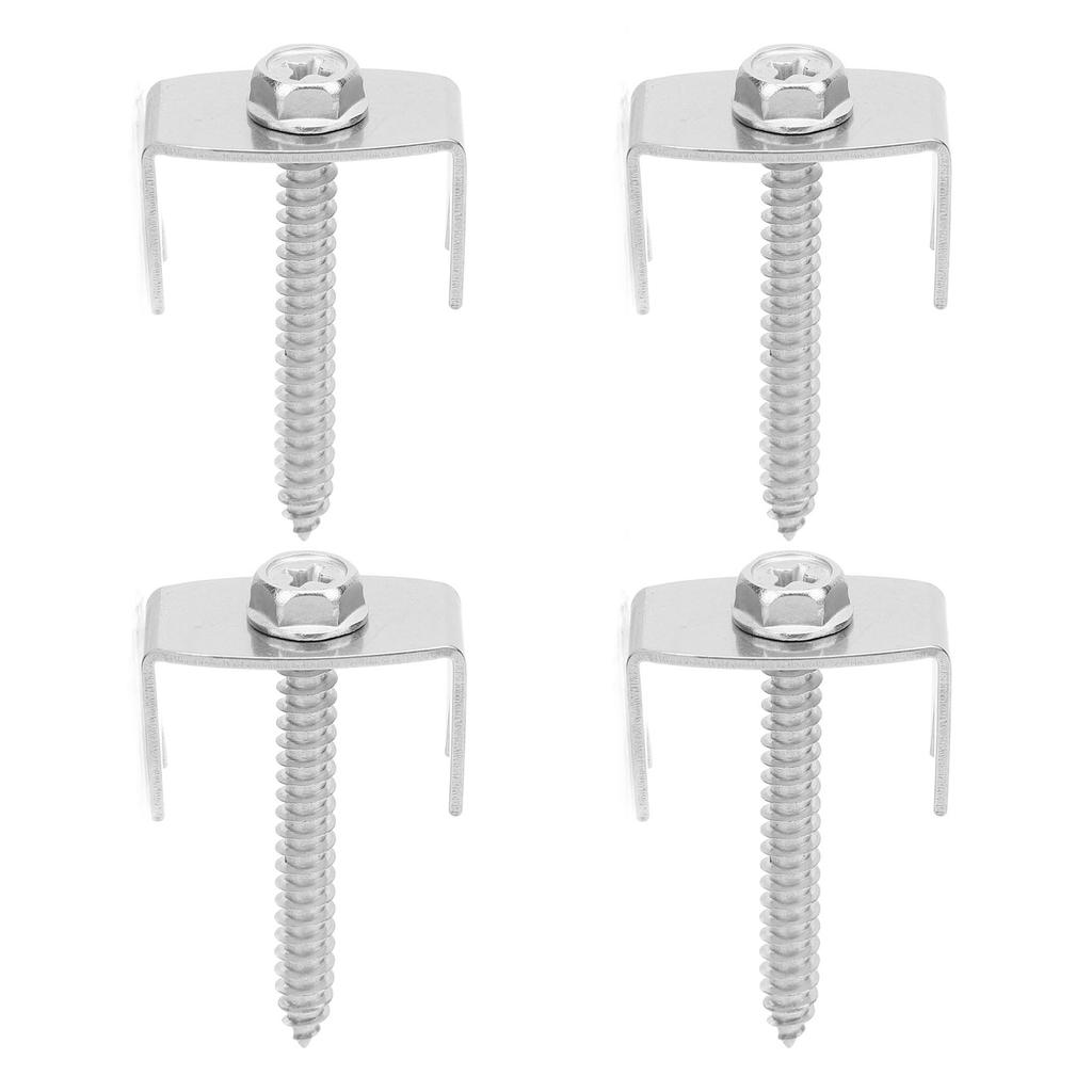 50 KS Upevňovacích prvků pro sloupky plotu Nerezová ocel Velmi odolné Opakovaně použitelné Upevňovací šrouby Hřebíky pro zahradní drát Fe