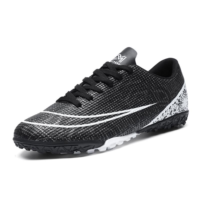 Mens Soccer Shoes FG/TF PU Leather Professional Training Football Sports Shoes Original Men's Society Football Boot for Man