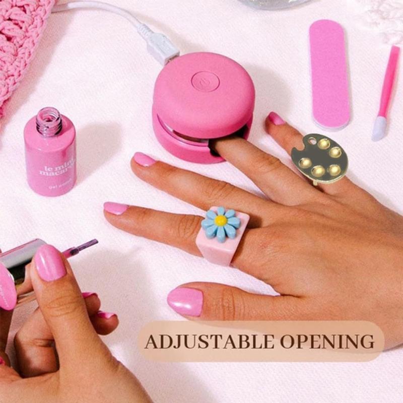 1/5 Pcs Nail Color Palette Nail Art Palette Fingertip Manicure Palette Ring Gel Polish Painting Plate for Salon Home Use