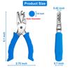1PC Single Hole Punch 1/4” Paper Hole Puncher for Crafts, One Hole Puncher with Blue Soft Grip Handle, Handheld Circle Punch for Paper Crafts