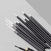 50/100Pcs Precision Lip Liner Contour Brush Micro Disposable Eyeliner Brush with Cap   Women