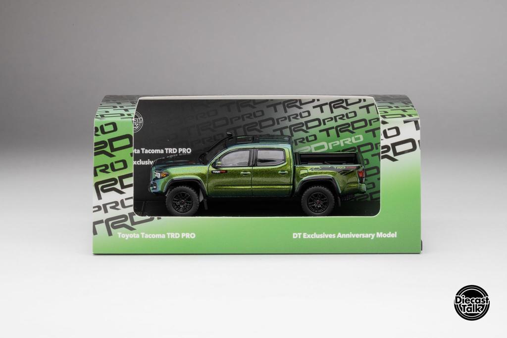 FREESTYLE GCD Scale Toyota Tacoma TRD PRO Magic Green DiecastTalk Custom Order Finished Model DTGSPC10 1/64