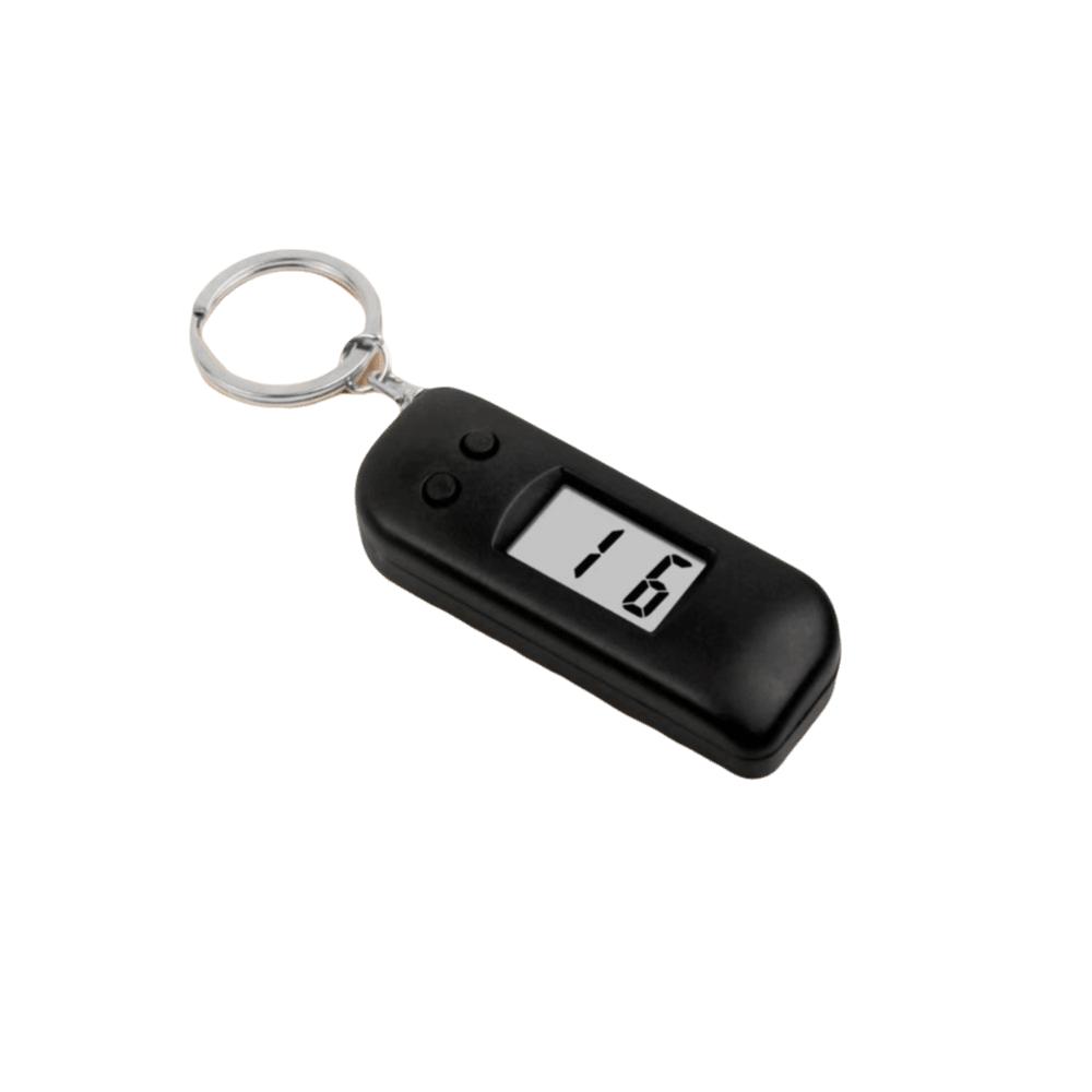 

LED Display Mini Digital Clock Keychain Portable Digital Pocket Clock Backpack чёрный