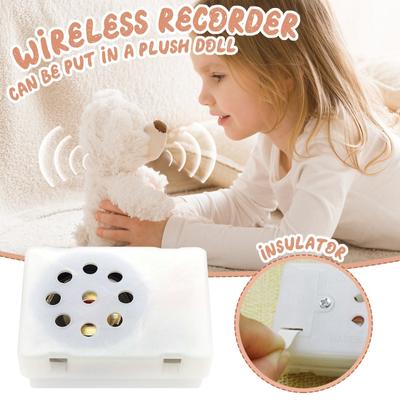 Drahtlose Recorder Sound Box Plüsch Puppe Zubehör Spielzeug Baby Sound Box