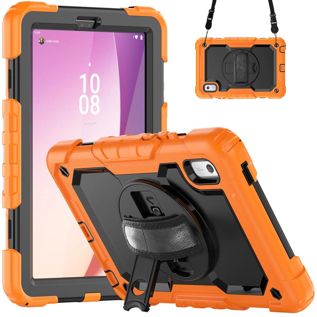 Kids Case For Tab M9 9 Inch TB-310FU Case With Rotating Hand Strap Shoulder Strap Proof Case With Built-in Protector