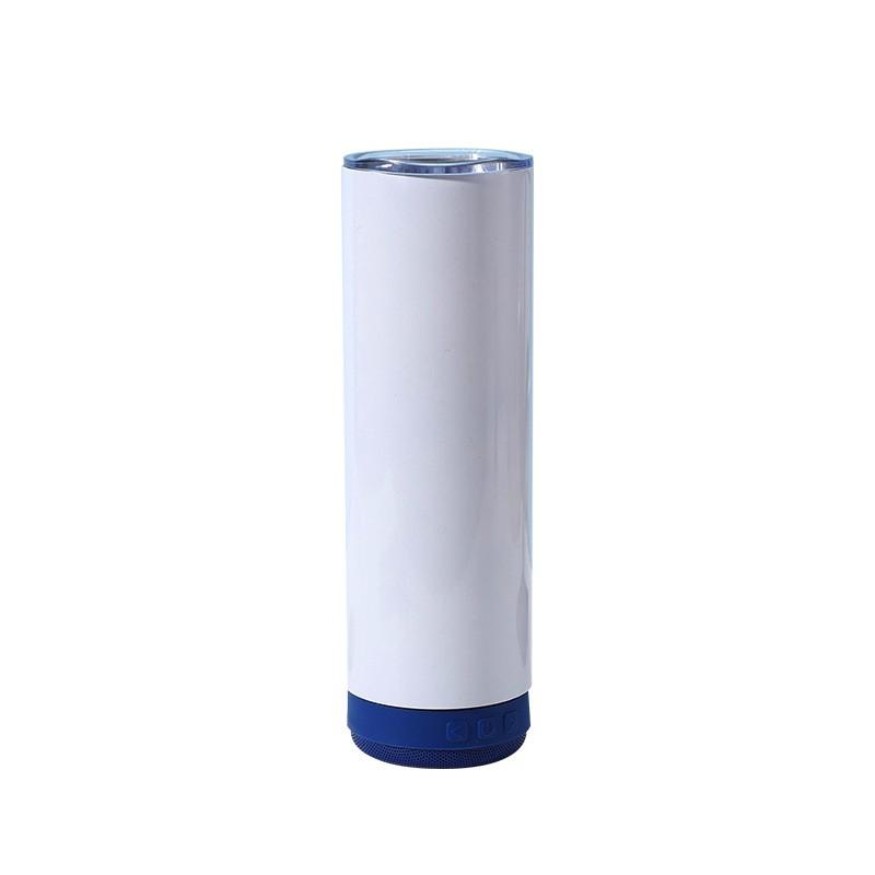 Smart Bluetooth Speaker Water Bottle 20oz Double Wall Stainless Steel Insulated Tumbler Car Office Travel