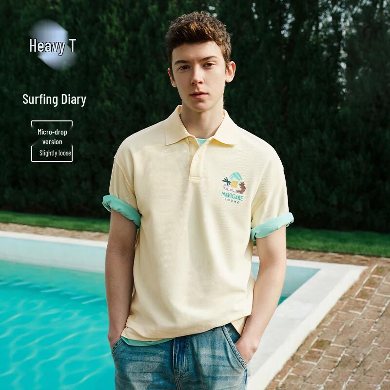 NVG·YOUNG Men's Short Sleeve Polo T-Shirt