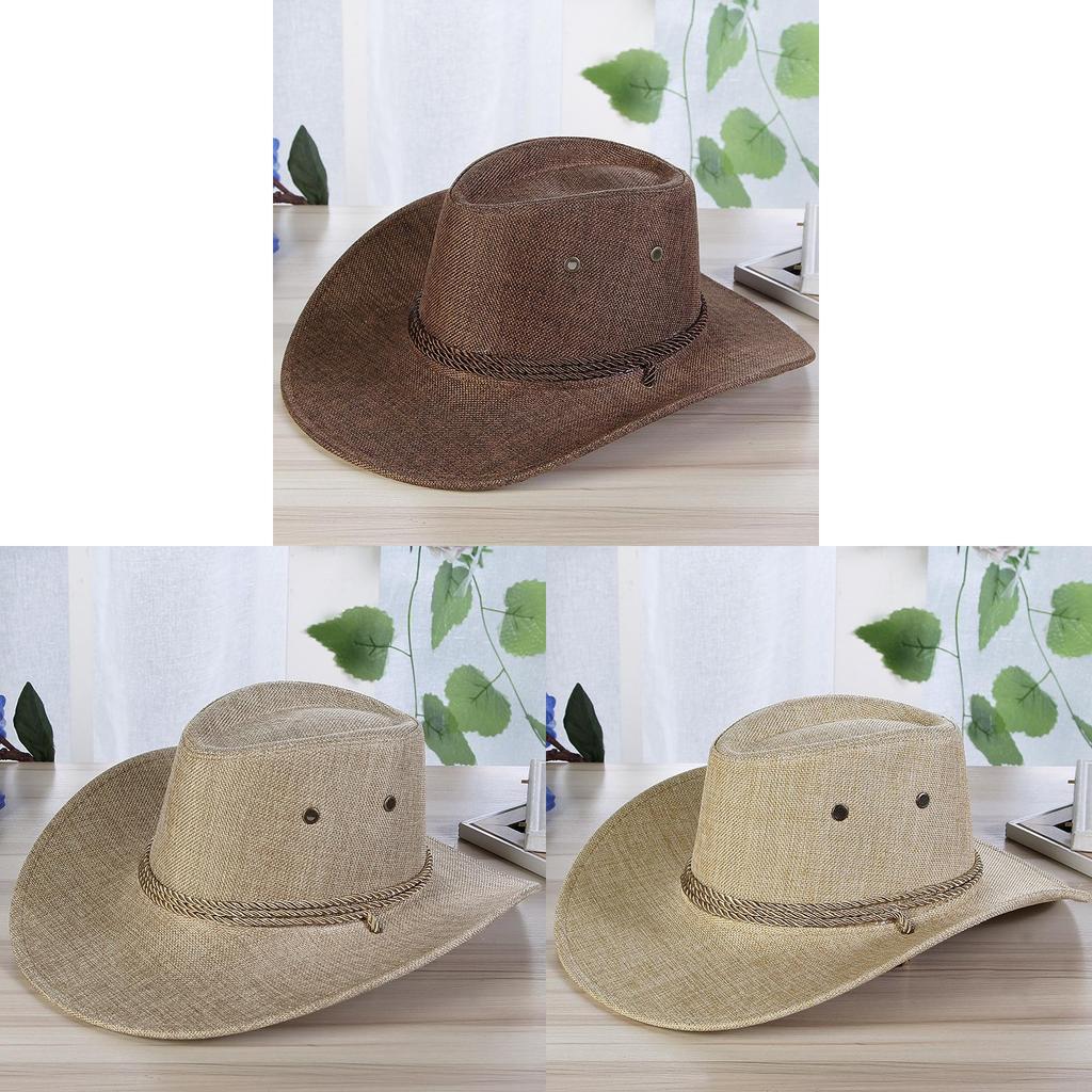 Summer Beach Hat For Men With Wide Brim Sun Protection Outdoor Straw Hat