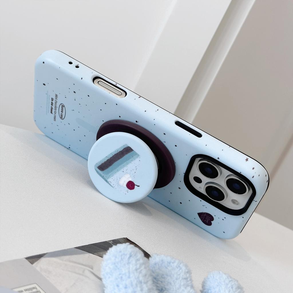 Mint Raw Cake IPhone 16 Apple Phone Case 14 Applicable 13 Film Magnetic Stent 15promax Hard