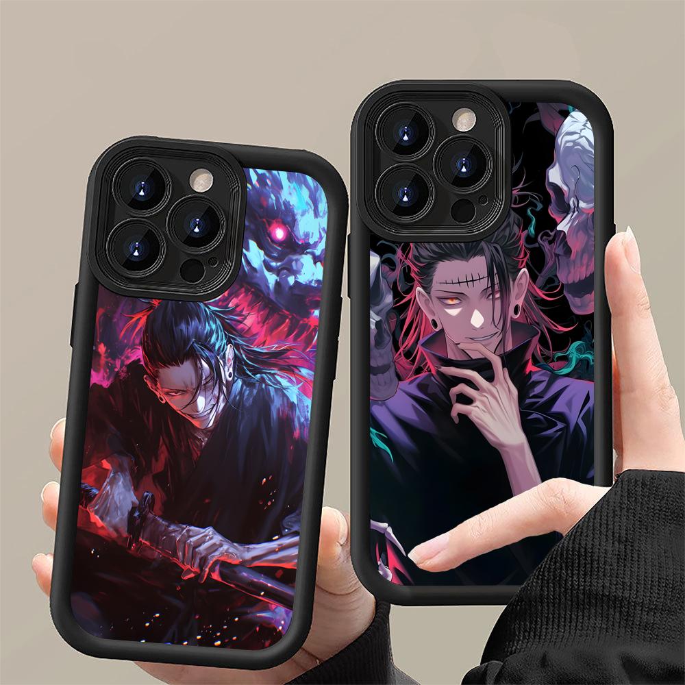 Jujutsu Kaisen Geto Suguru Phone Case for iPhone 17 16 15 14 13 12 11 Air Pro Max Plus Thicken TPU Colorful Cover Luxury Cover