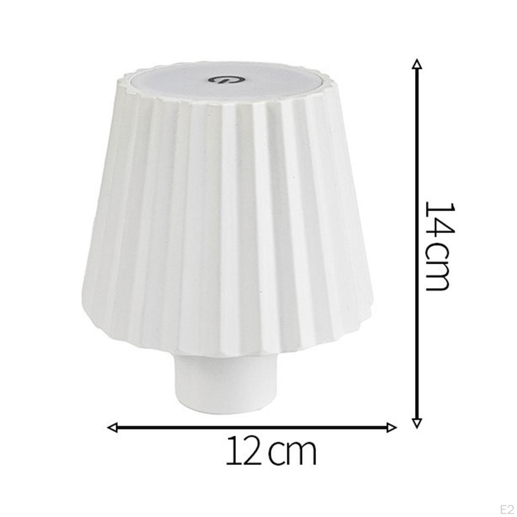 Zeitgenössische Nachttischlampe mit einstellbarer Helligkeit für Homeoffice