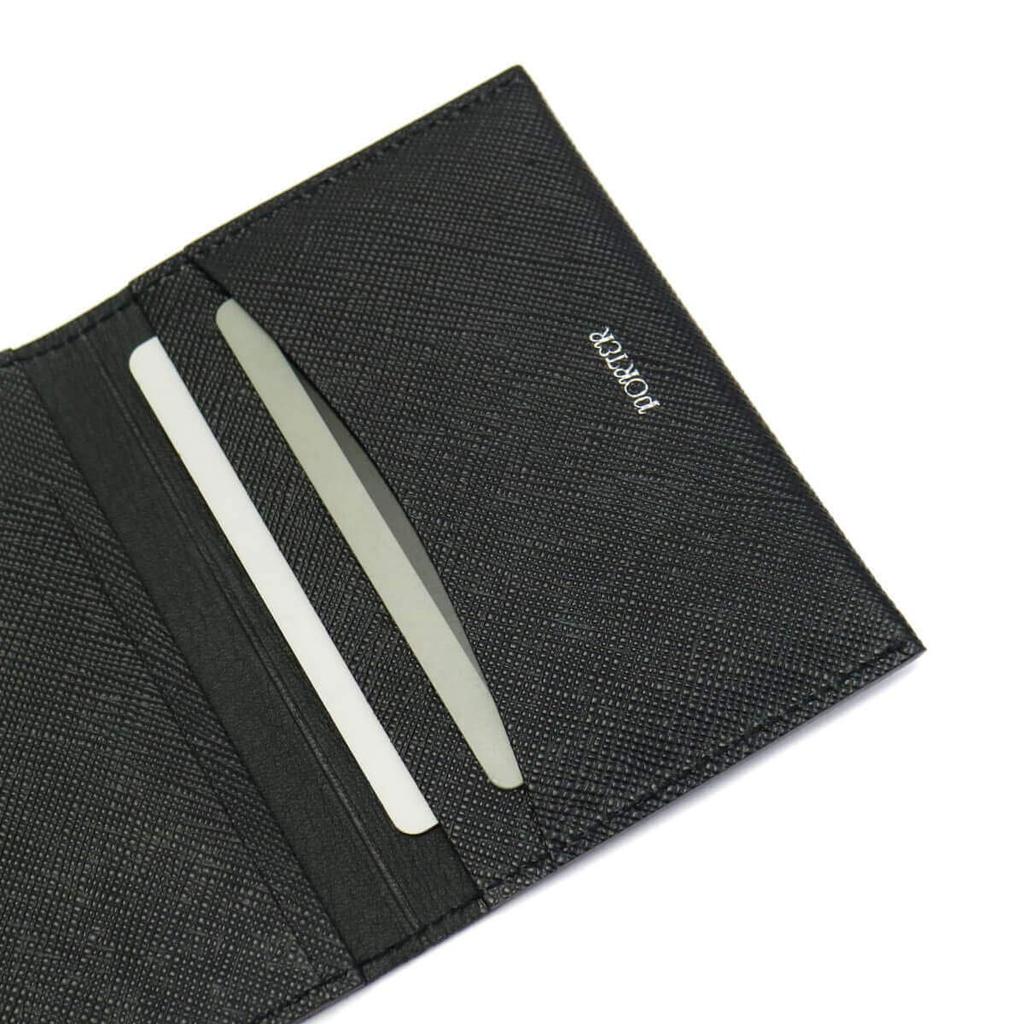 GLUE Card Case Business Card Holder [PORTER] 079-02938 Black/10