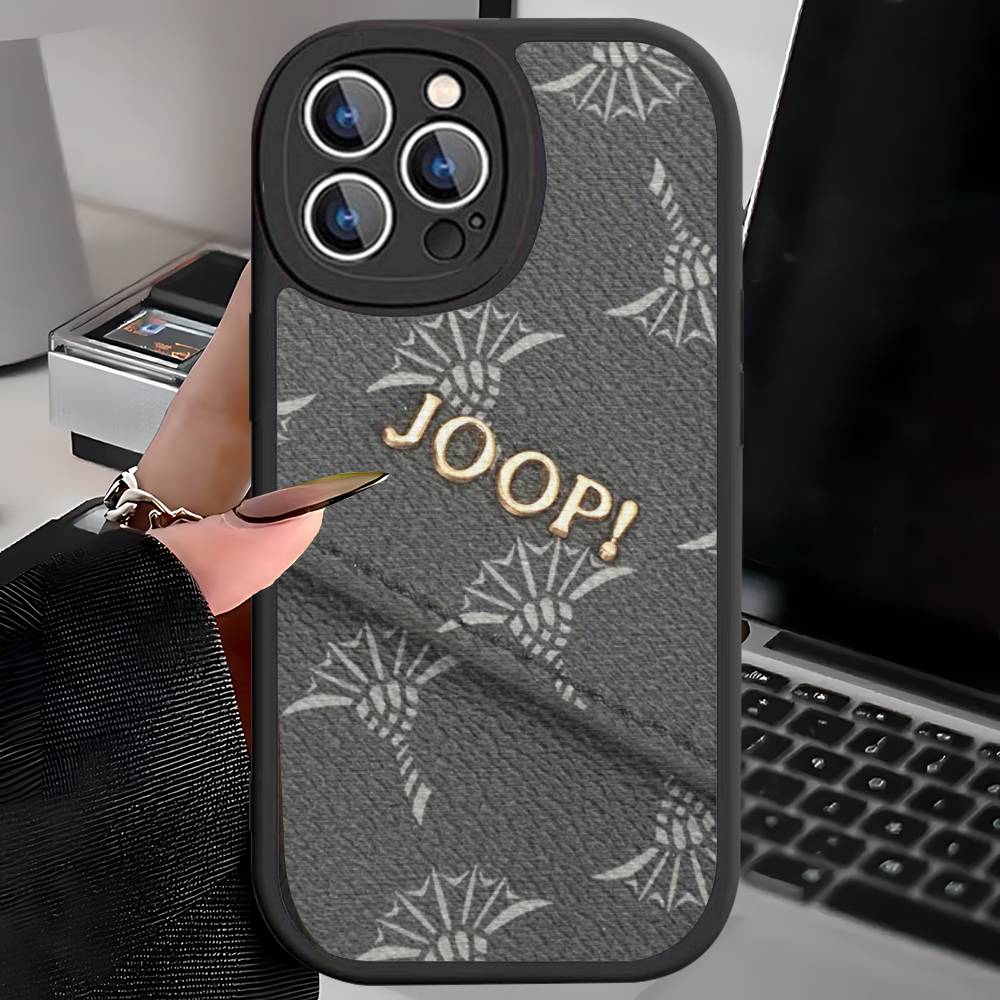 Modemarke J-Joop Leder Handyhülle Für IPhone 16 15 14 17 Pro Max 11 12 Mini Plus Weiche Hülle