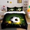 Soccer Ball with Sparks Bedding Sets Duvet Cover Sets Duvet Covers Pillowcases(1 * Duvet Cover 2 * Pillowcases Without Duvet Insert)