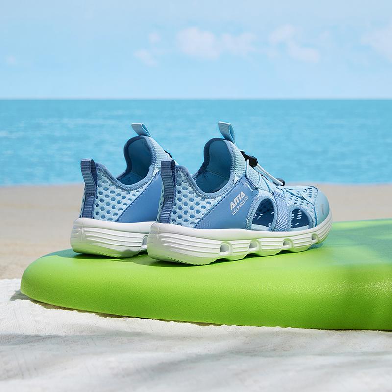 Anta Comfortable Breathable Non-Slip Durable Childrens Sandals Kids Sandals Blue A312426906-3