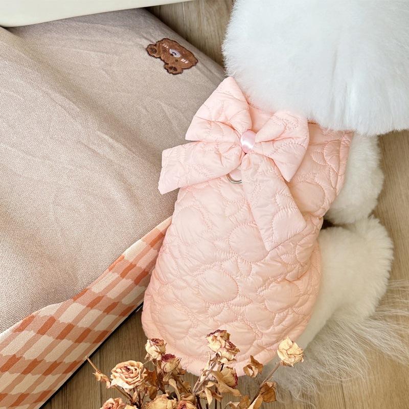 Neue Winterkleidung mit Fleece-Wärme für Haustierhunde, Weste, Teddybär Kleine Hunde Zugweste