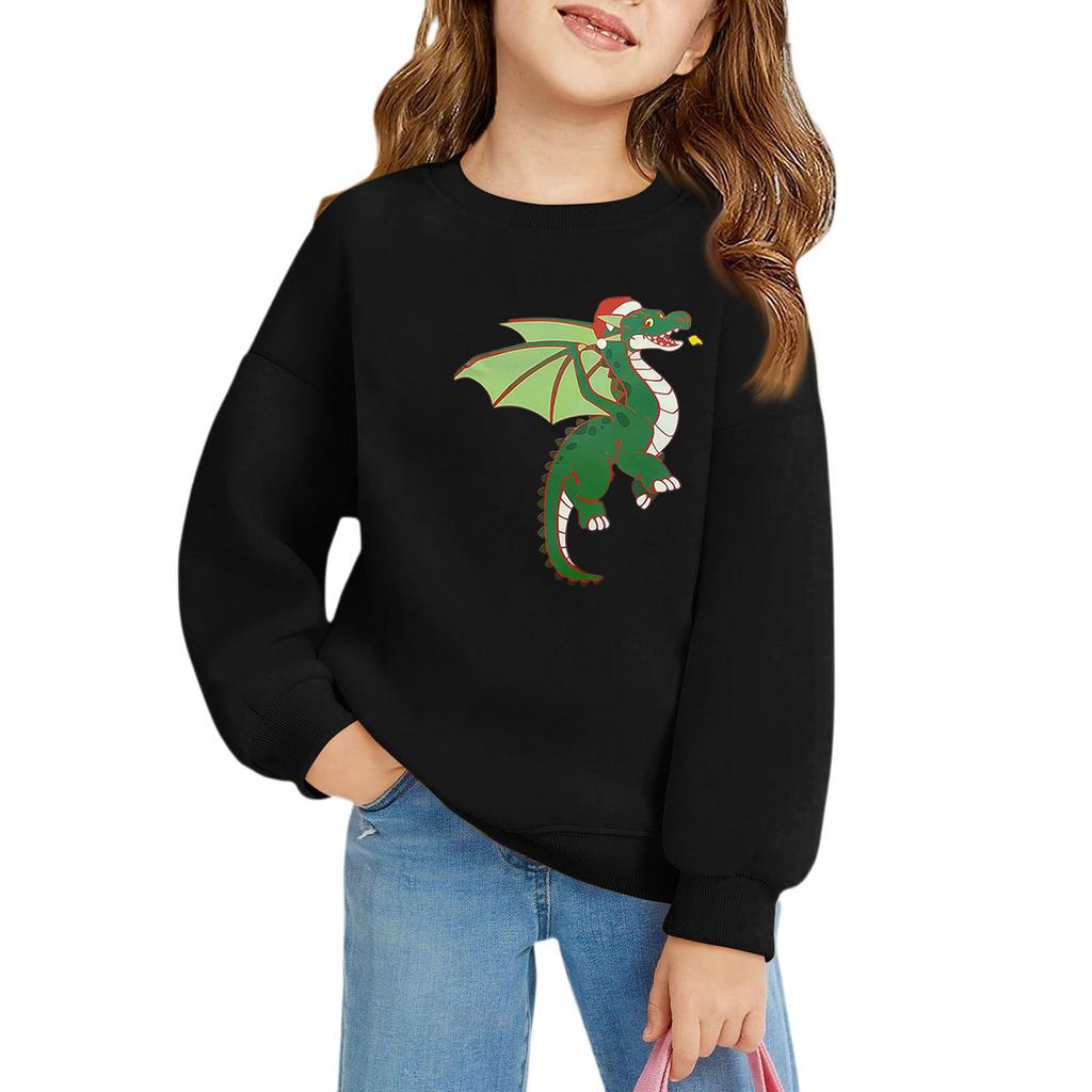 Maglioni a Girocollo da Ragazza per Natale per Bambini Top Stampati per Bambini