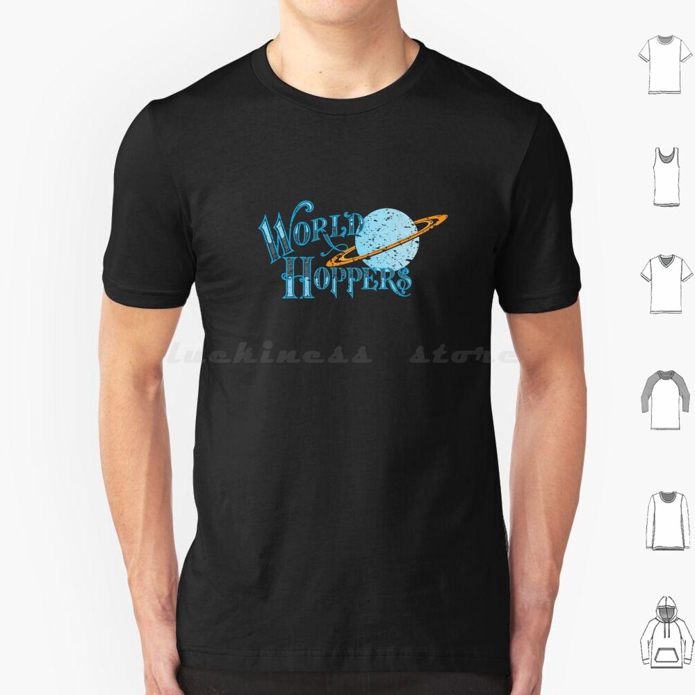 World Hoppers T Shirt Big Size 100 Cotton The Murderbot Diaries Murderbot Secunit The Rise And Fall Of Sanctuary Moon World S