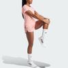 Adidas Adizero Comfortable and Lightweight Pullover with Letter Logo Print Short Sleeve T-Shirt Women Tops Pink IW3216