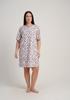 Women's Nightgown 4XL Vienetta Cotton Short Sleeve For Summer Nice