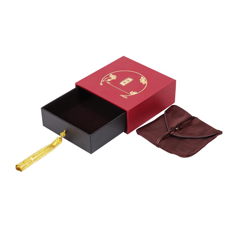 Heritage Series Gold Tassel Jewelry Box for Bracelets, Necklaces, and Jade Pendants