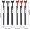 GEWAGE Bicycle Seatpost with 400mm Black Suspension, 27.2mm Diameter, Length, Aluminum, (GE-P003)