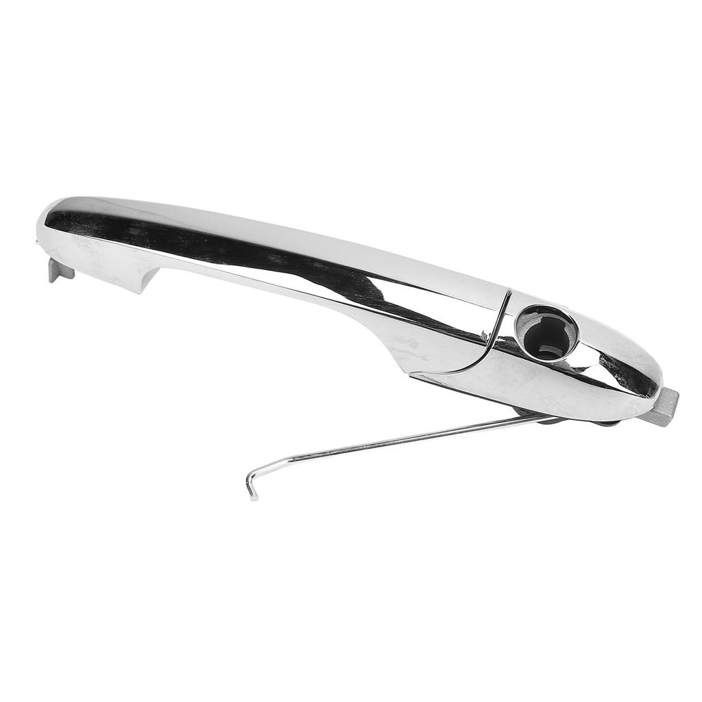 Car Exterior Door Handle Comfortable Stable Grip ABS Chrome Long Lasting Outside Door Handle for LHD Cars
