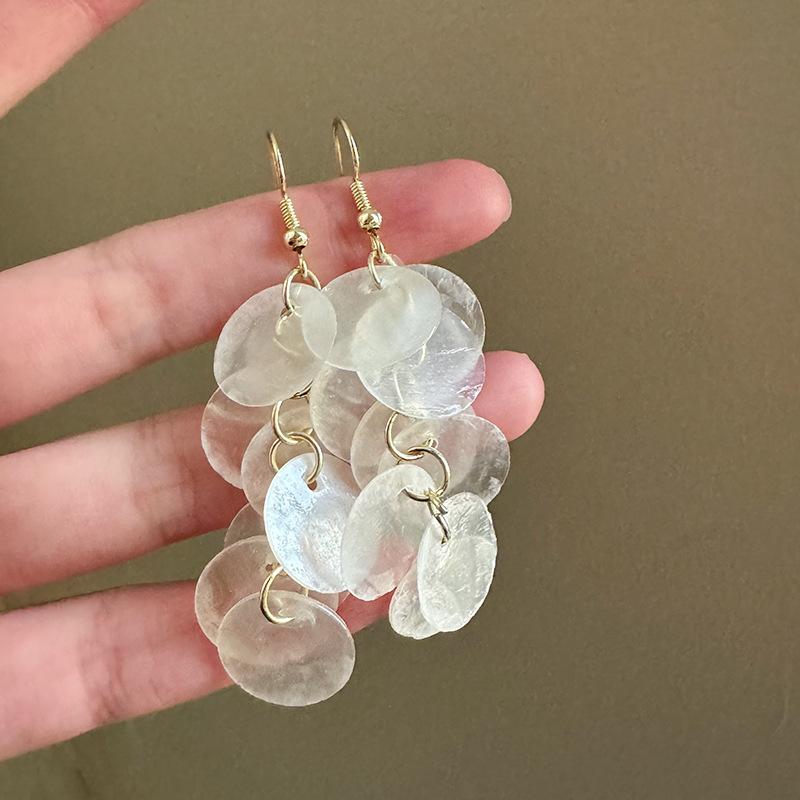 Super fairy atmosphere smart exquisite flower accessories beautiful earrings ins wind gentle fairy air playful smart versatile