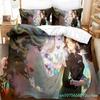 3D-gedrucktes Anime-Bettlaken Dämonentöter Bettwäsche-Set Einzelbett Twin Full Queen King Size Bettwäsche-Set für Erwachsene Kinder Schlafzimmer Bettbezug-Sets